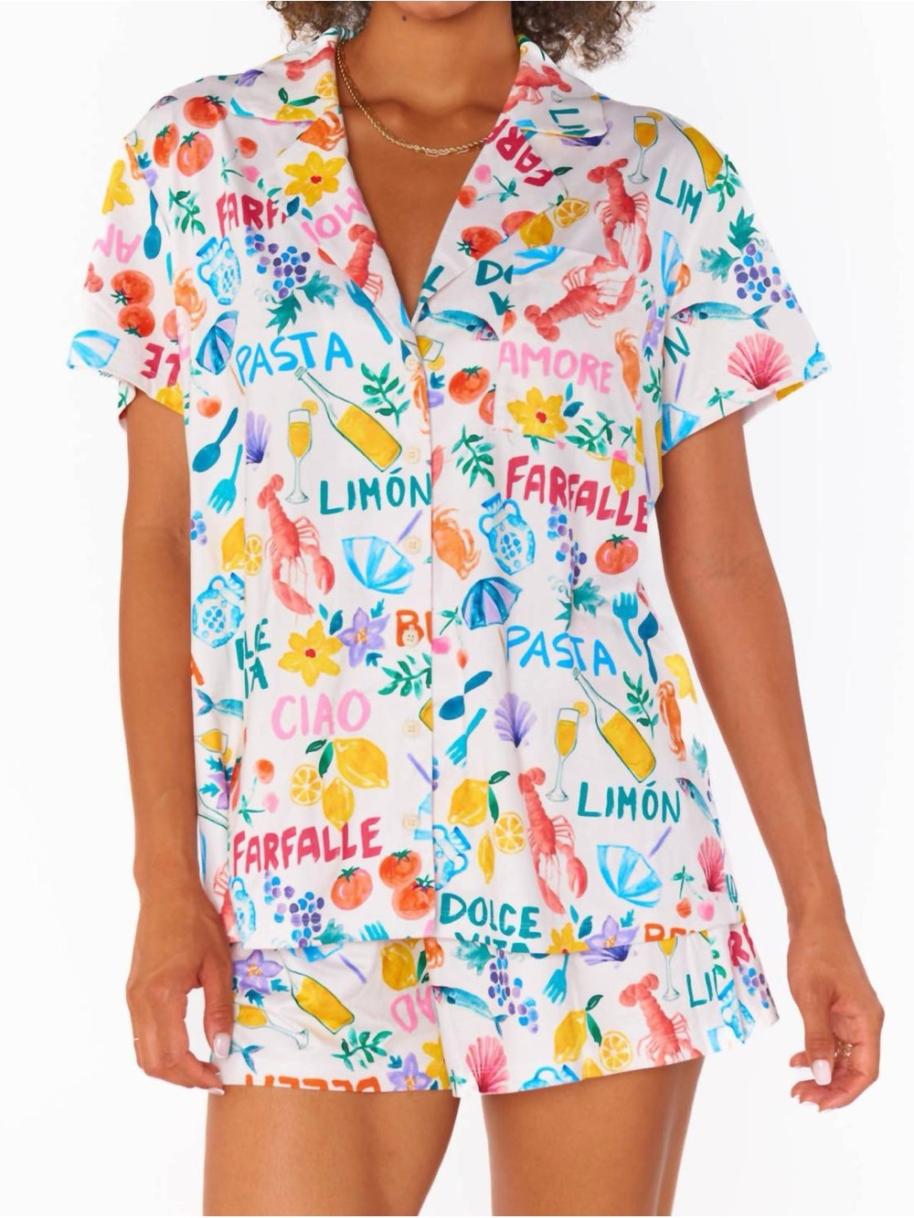Show Me Your Mumu Sunday Morning PJ Set Italian Picnic